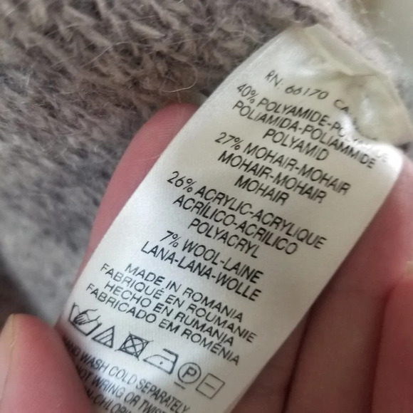 Anthropologie Knitted & Knotted  Cody Peplum Cardigan M - Picture 4 of 13